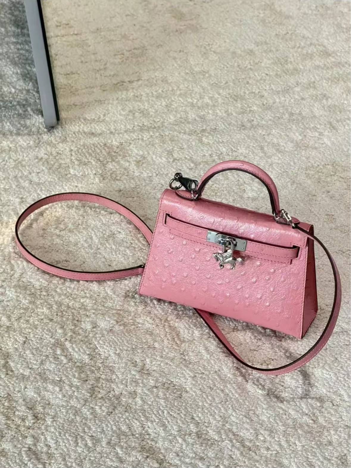 19cm Original Handmade Bag With Cowhide And Crocodile Pattern or Lizard Pattern