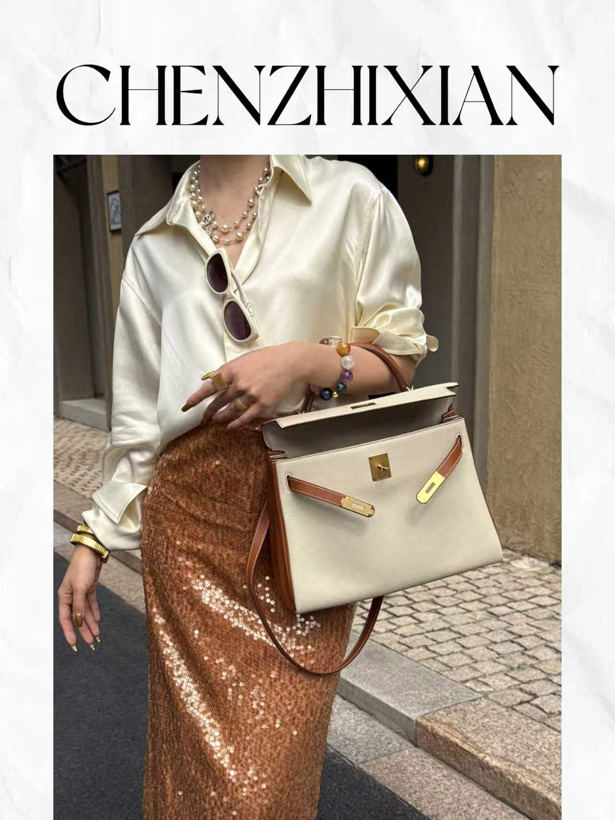 32cm Original Handmade Bag With BOX leather