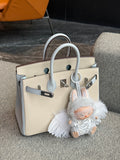 25cm Original Handmade Bag With sheep  leather