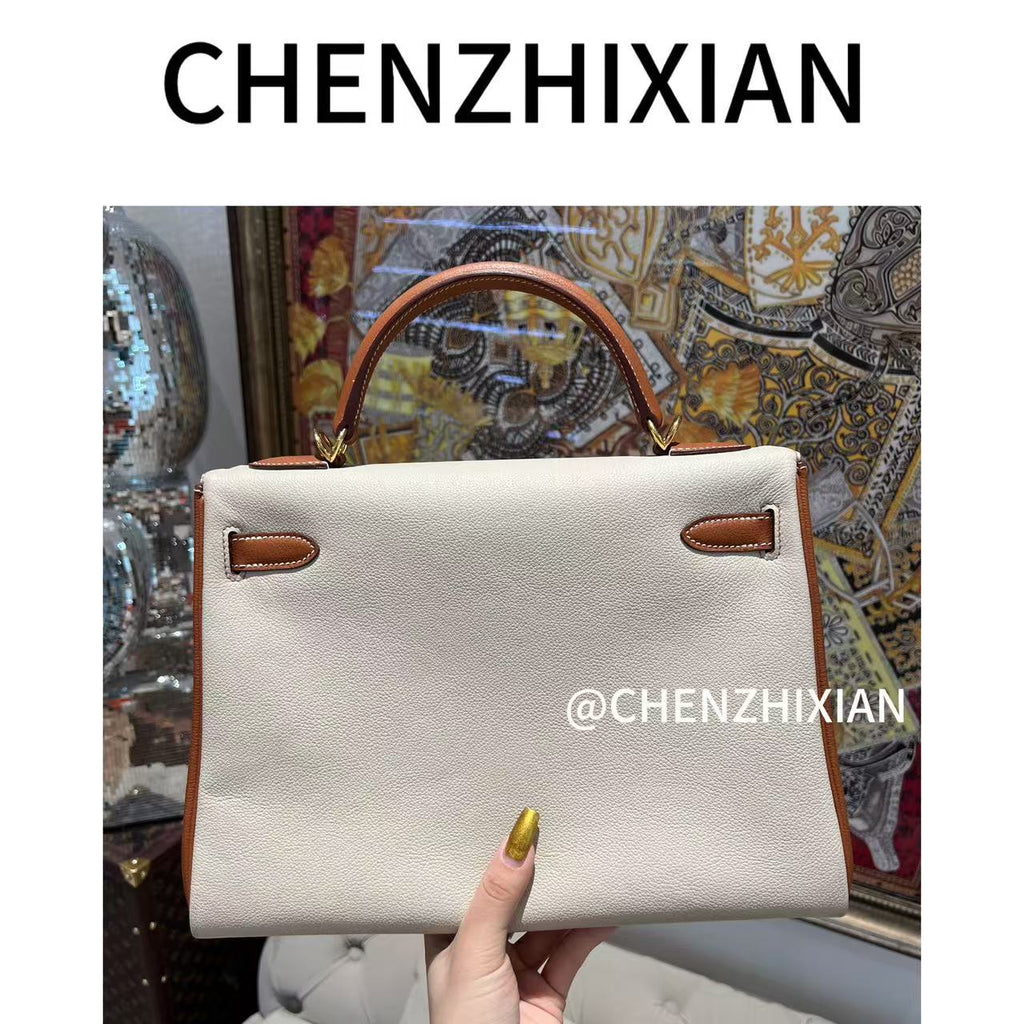 32cm Original Handmade Bag With BOX leather