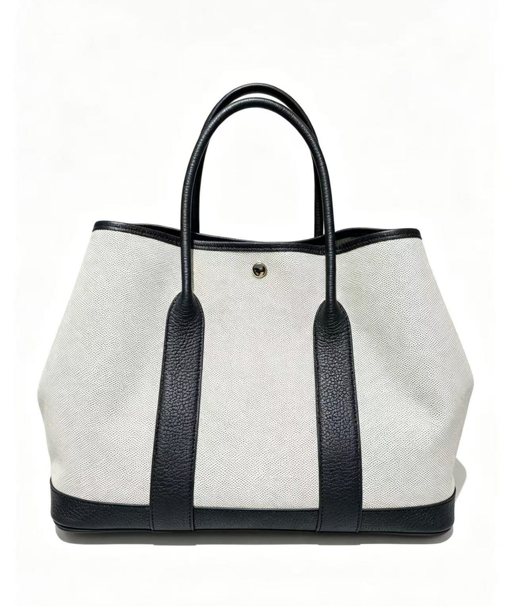 36cm Canvas Garden Bag – Large-Capacity Commuter Tote