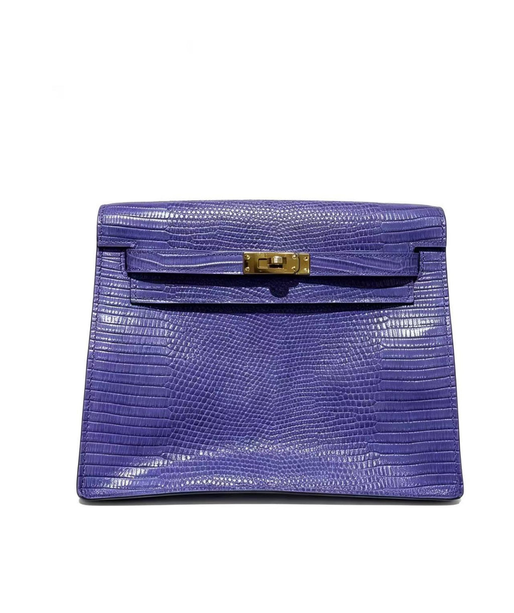 22cm Original Handcrafted Bag With Cowhide And Lizard Pattern