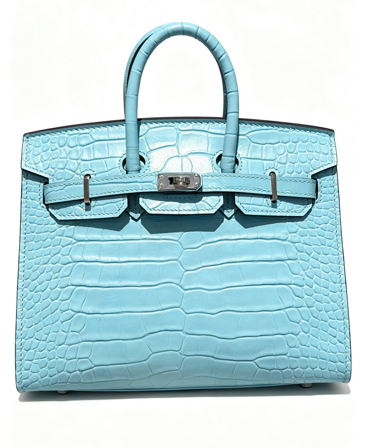 20cm Original Handcrafted Bag With Cowhide And Lizard Pattern or Crocodile Pattern