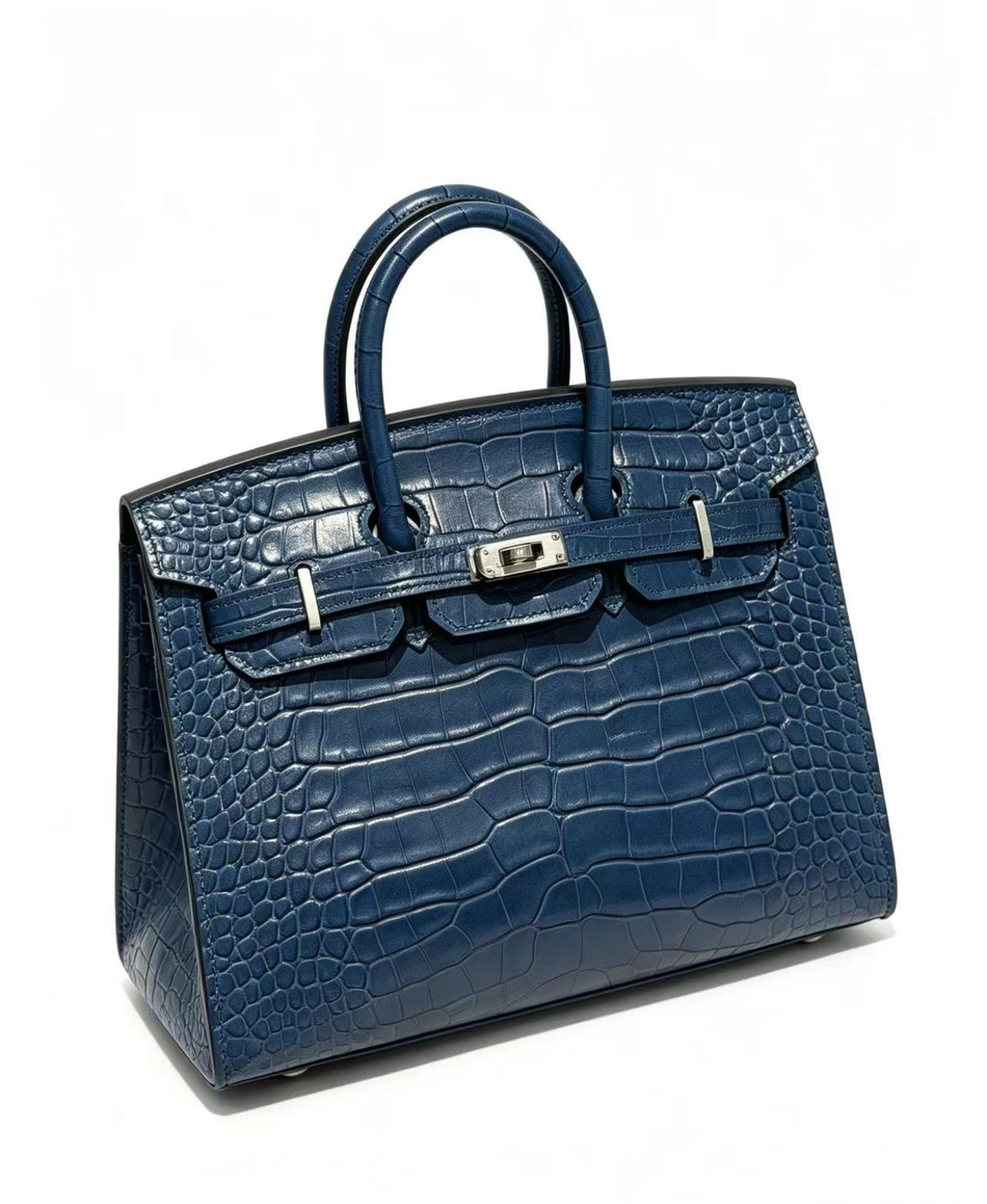 20cm Original Handcrafted Bag With Cowhide And Lizard Pattern or Crocodile Pattern