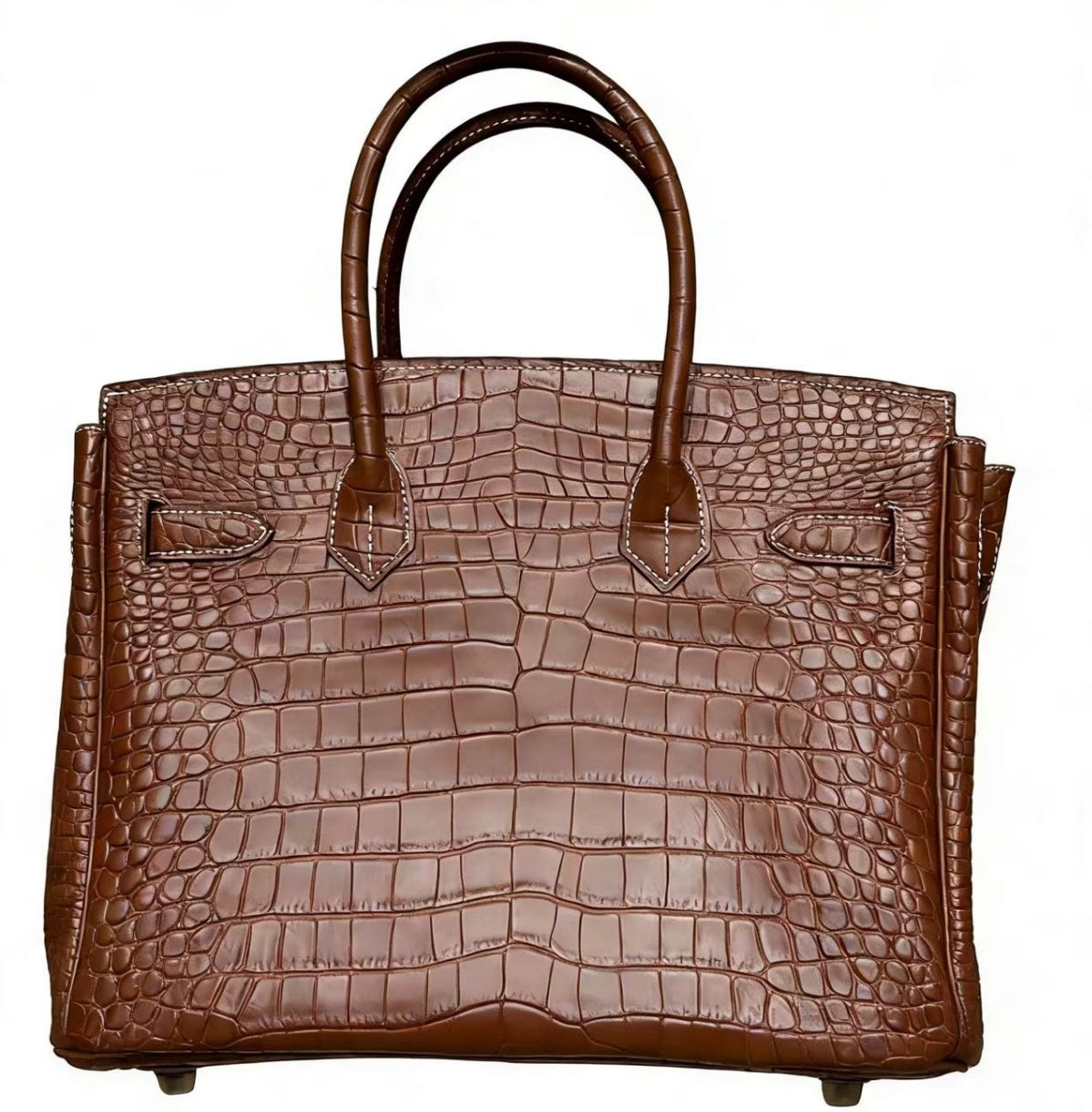 30cm Original Handmade Bag With Cowhide