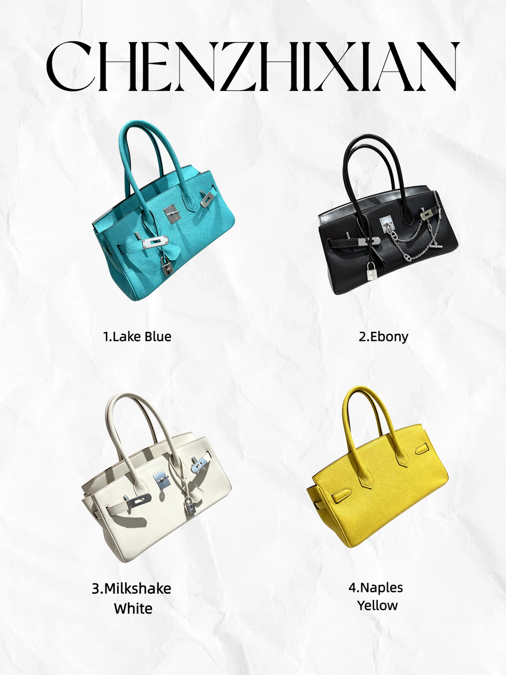 29 cm Portable shoulder bag four colors