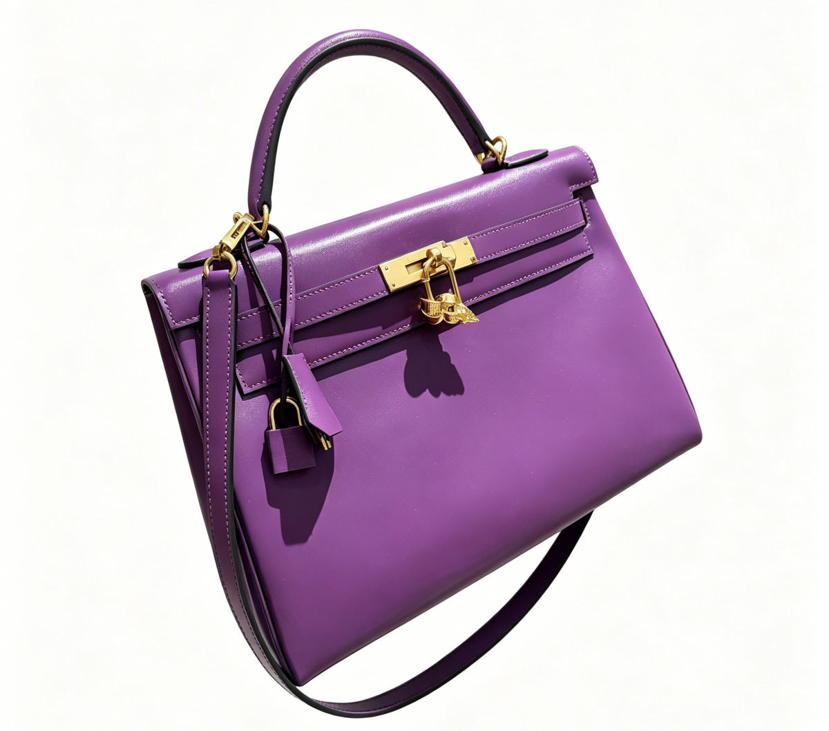 32cm Original Handmade Bag With BOX leather