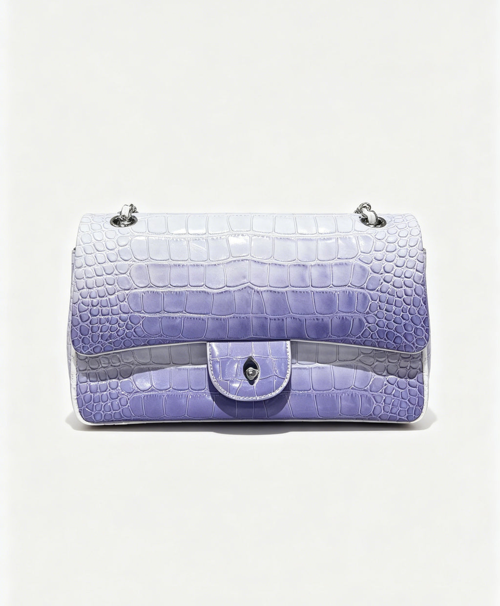 26cm Ombré Purple Chain Shoulder/Crossbody Bag