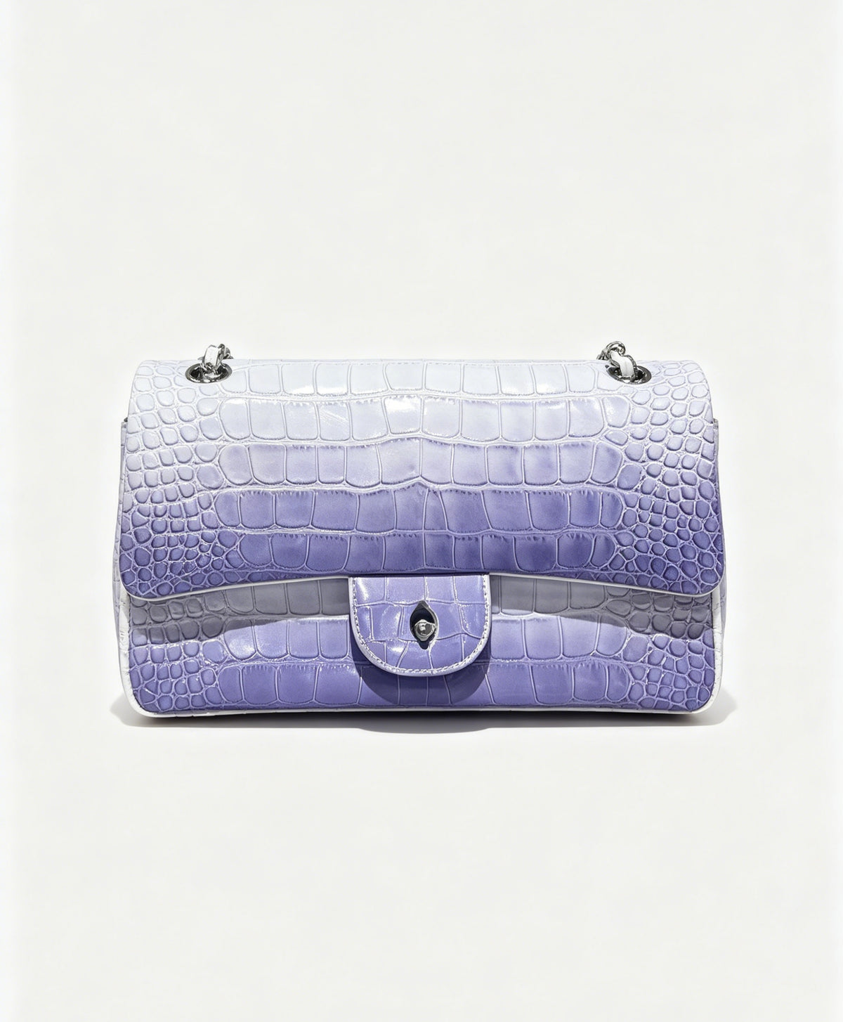 26cm Ombré Purple Chain Shoulder/Crossbody Bag