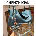 Tote bag and shoulder bag,34 cm, available in four colors, Evercolor leather