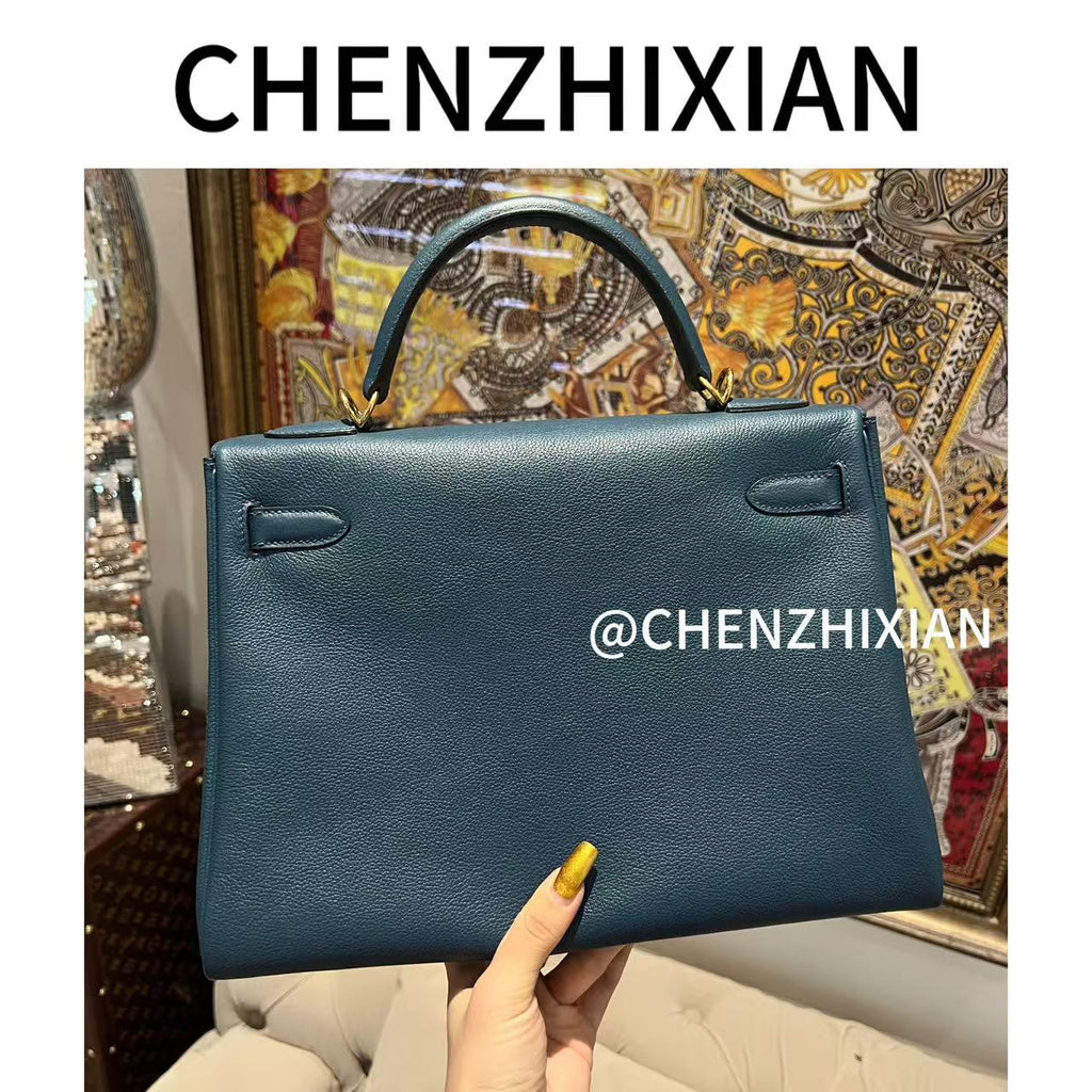 32cm Original Handmade Bag With BOX leather