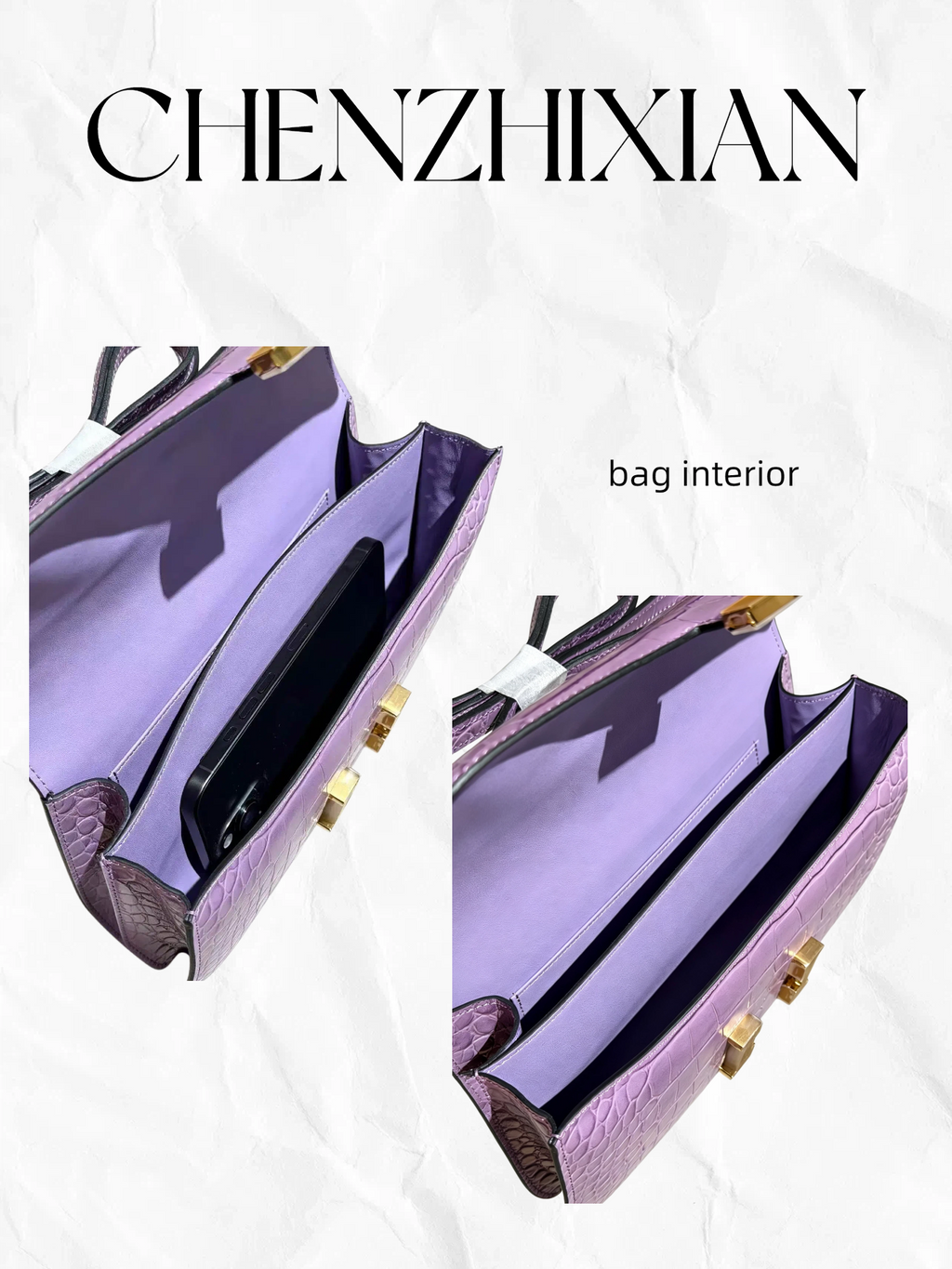 26cm Elan Original handmade bags, made of cowhide
