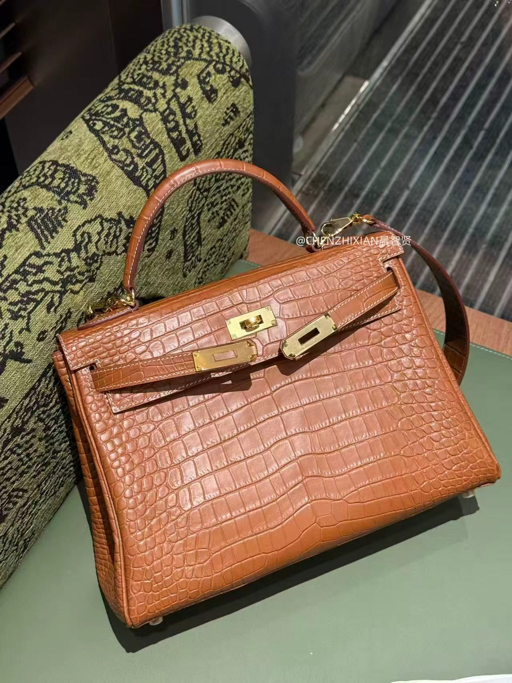 32cm Original Handmade Bag With BOX leather
