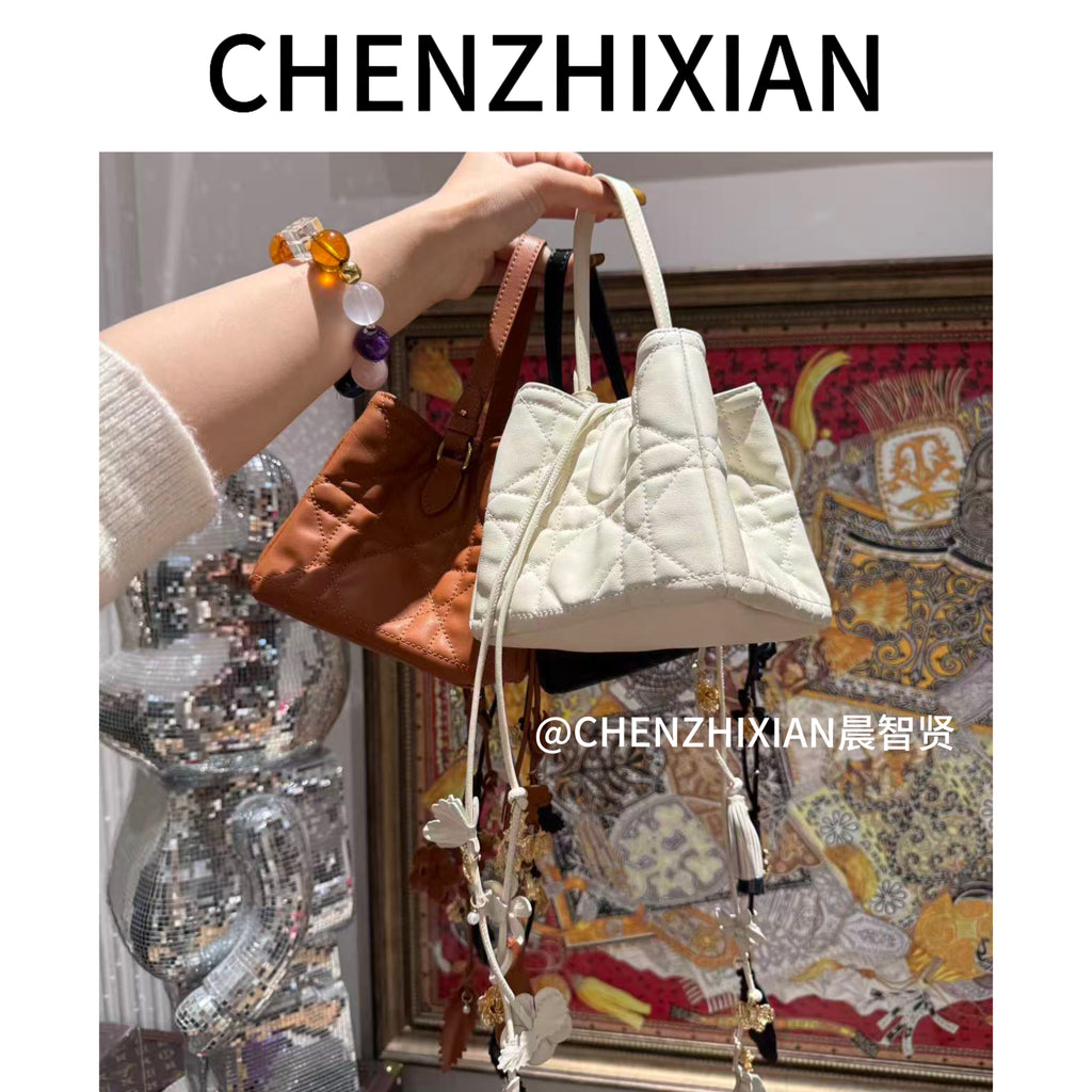 Original Handcrafted Bag With Cowhide