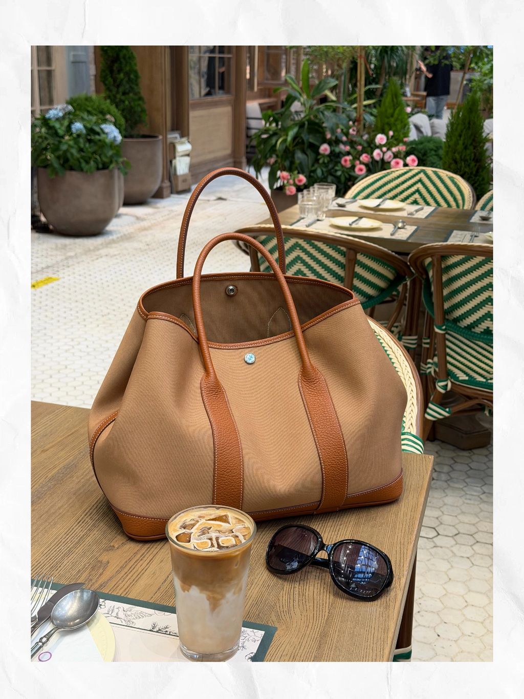 36cm Canvas Garden Bag – Large-Capacity Commuter Tote