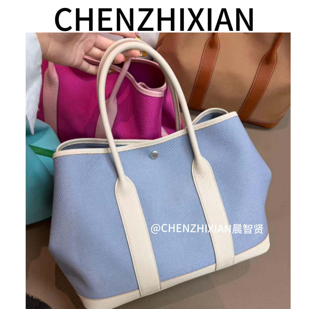 36cm Canvas Garden Bag – Large-Capacity Commuter Tote