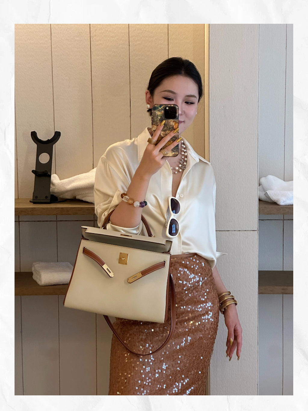 32cm Original Handmade Bag With BOX leather