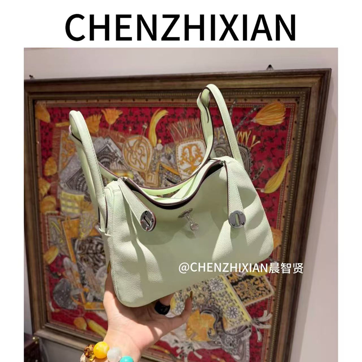 Tote bag and shoulder bag, 26 cm, available in four colors, Evercolor leather