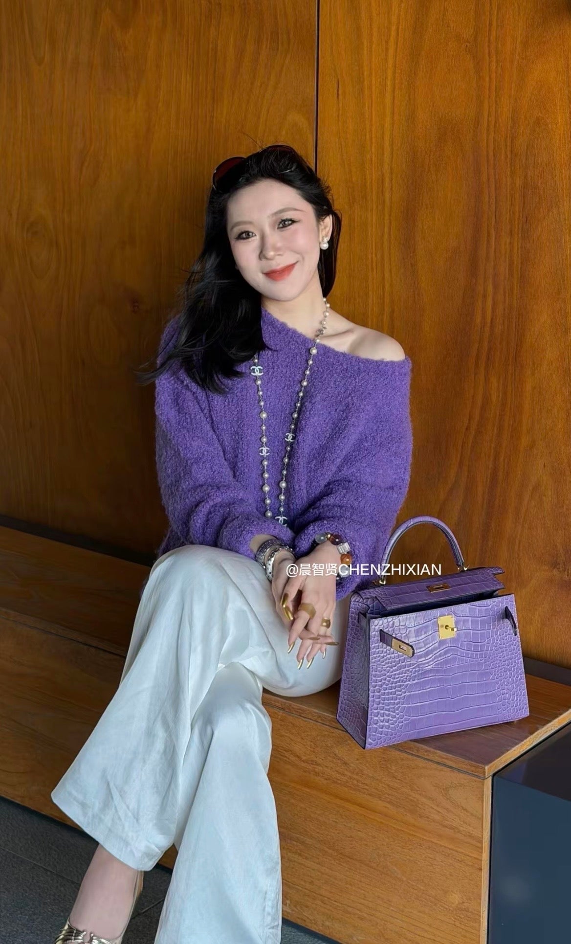 28cm Original Handcrafted Bag With Cowhide And Lizard Pattern