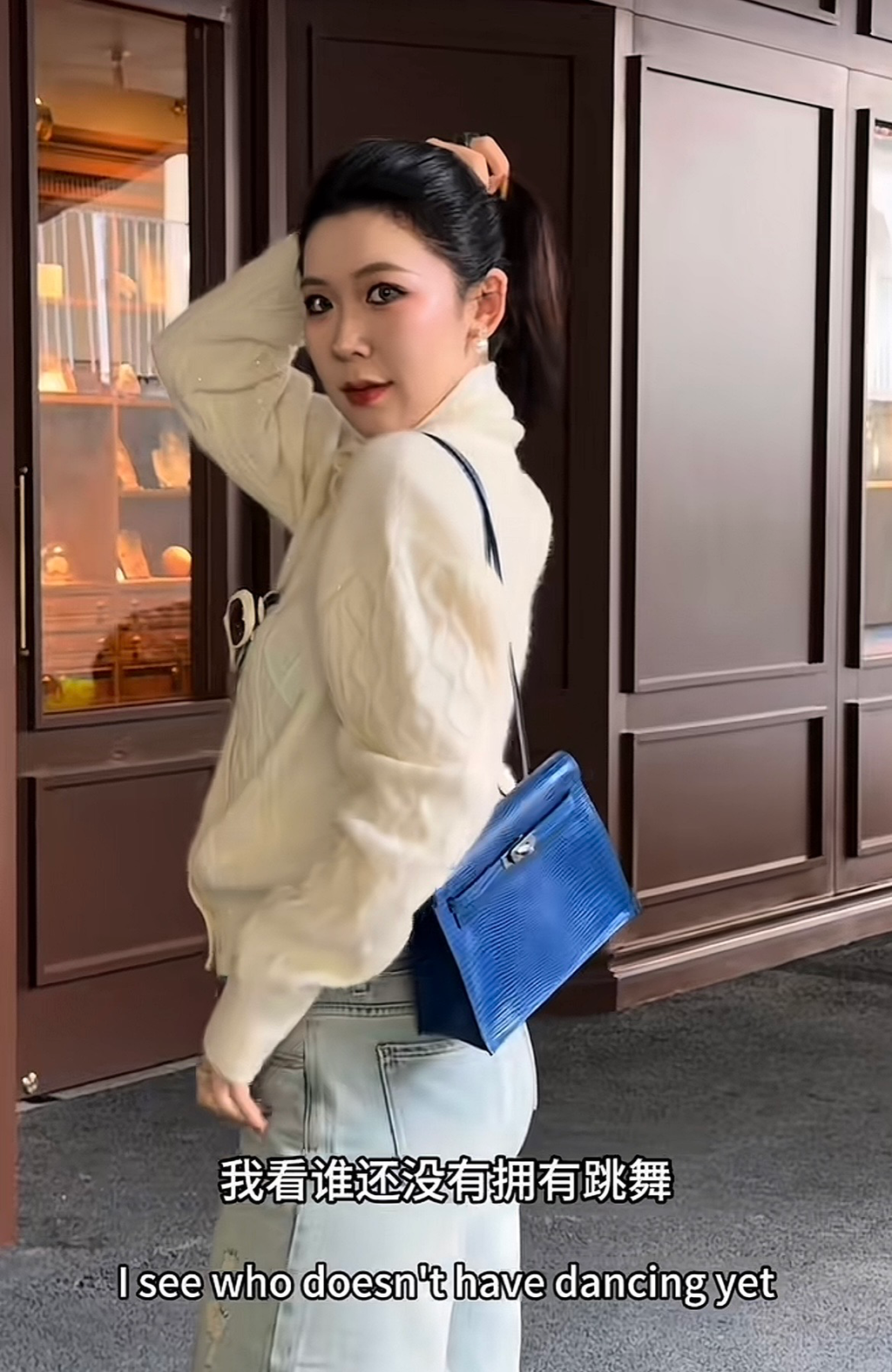 22cm Original Handcrafted Bag With Cowhide And Lizard Pattern