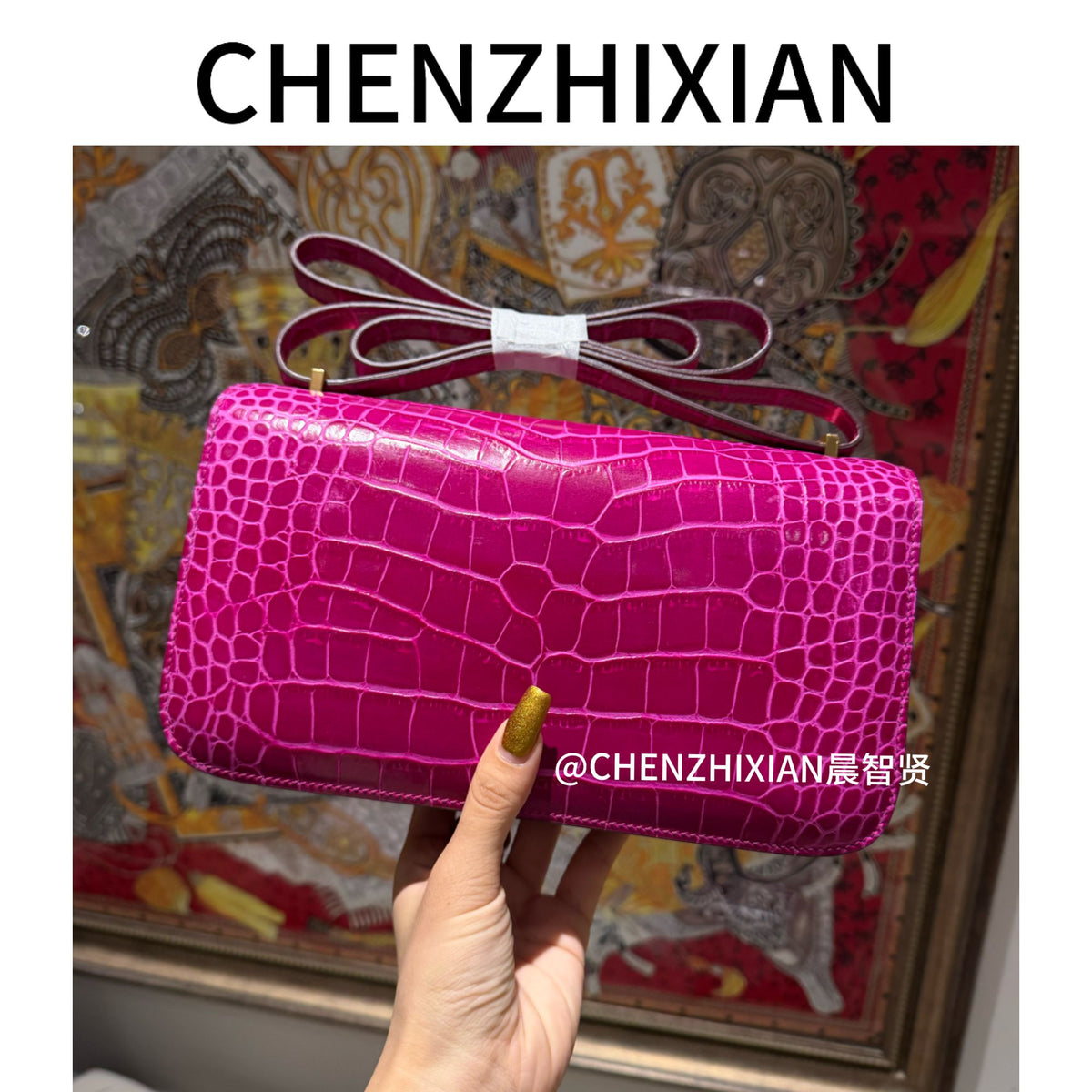 26cm Elan Original handmade bags, made of cowhide