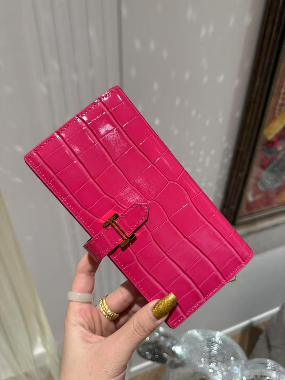 19cm Original Handmade Bag With Cowhide