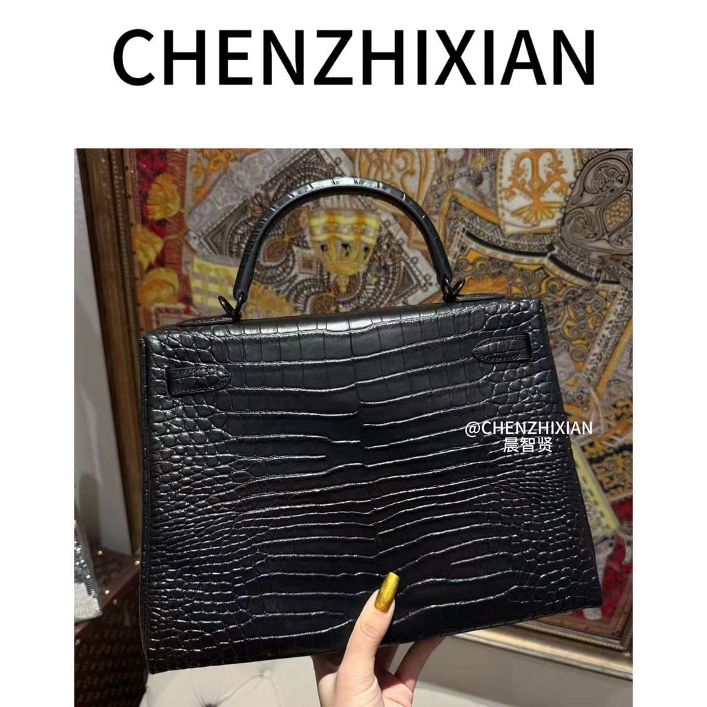 32cm Original Handmade Bag With BOX leather